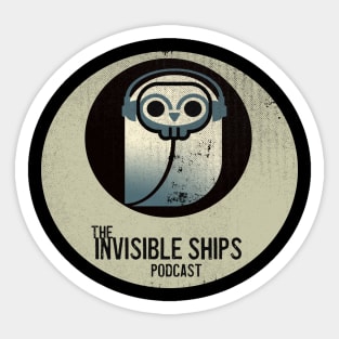 Invisible Ships Podcast Logo Sticker